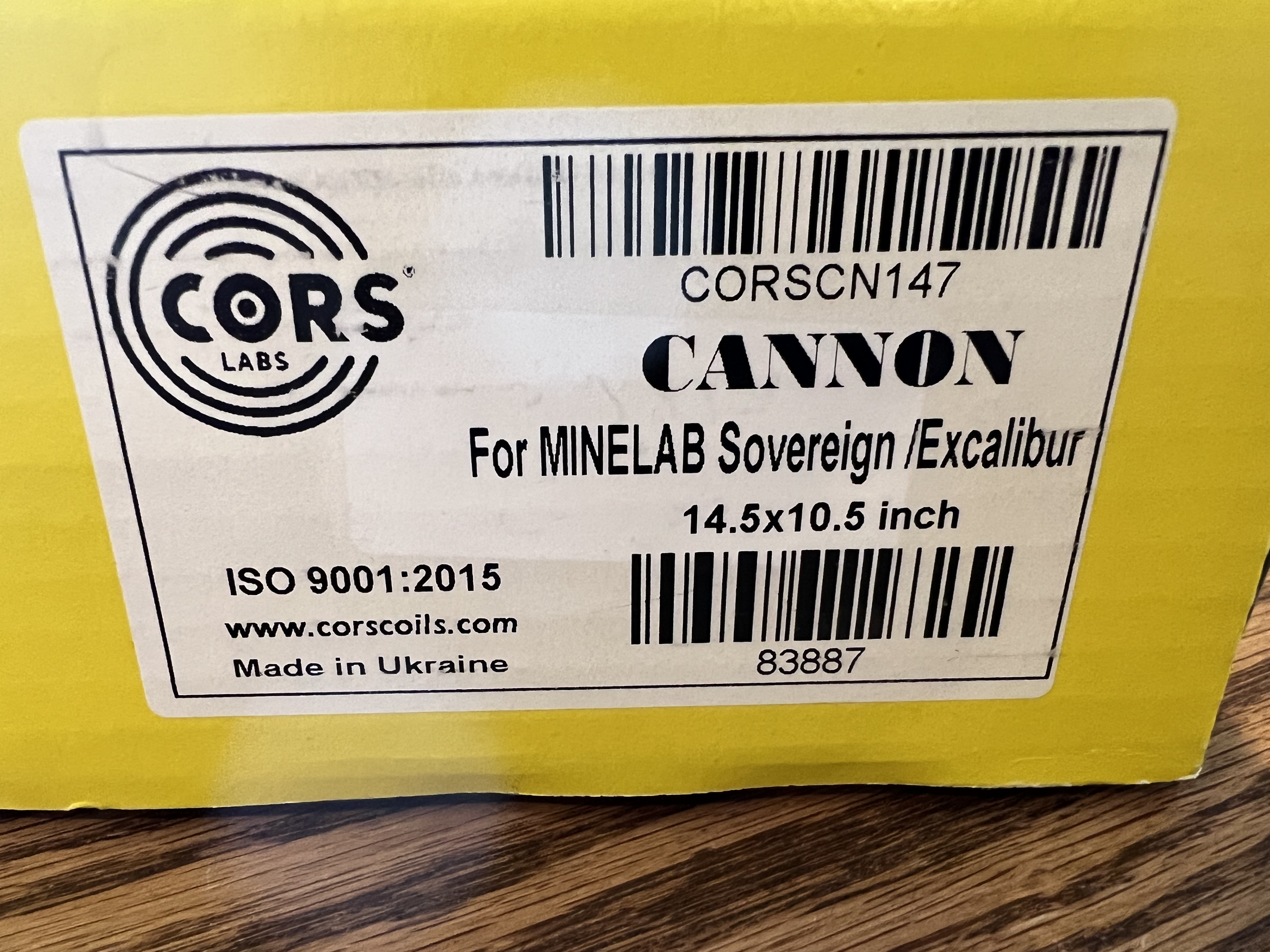 CORS Cannon for Minelab Sovereign and Excalibur