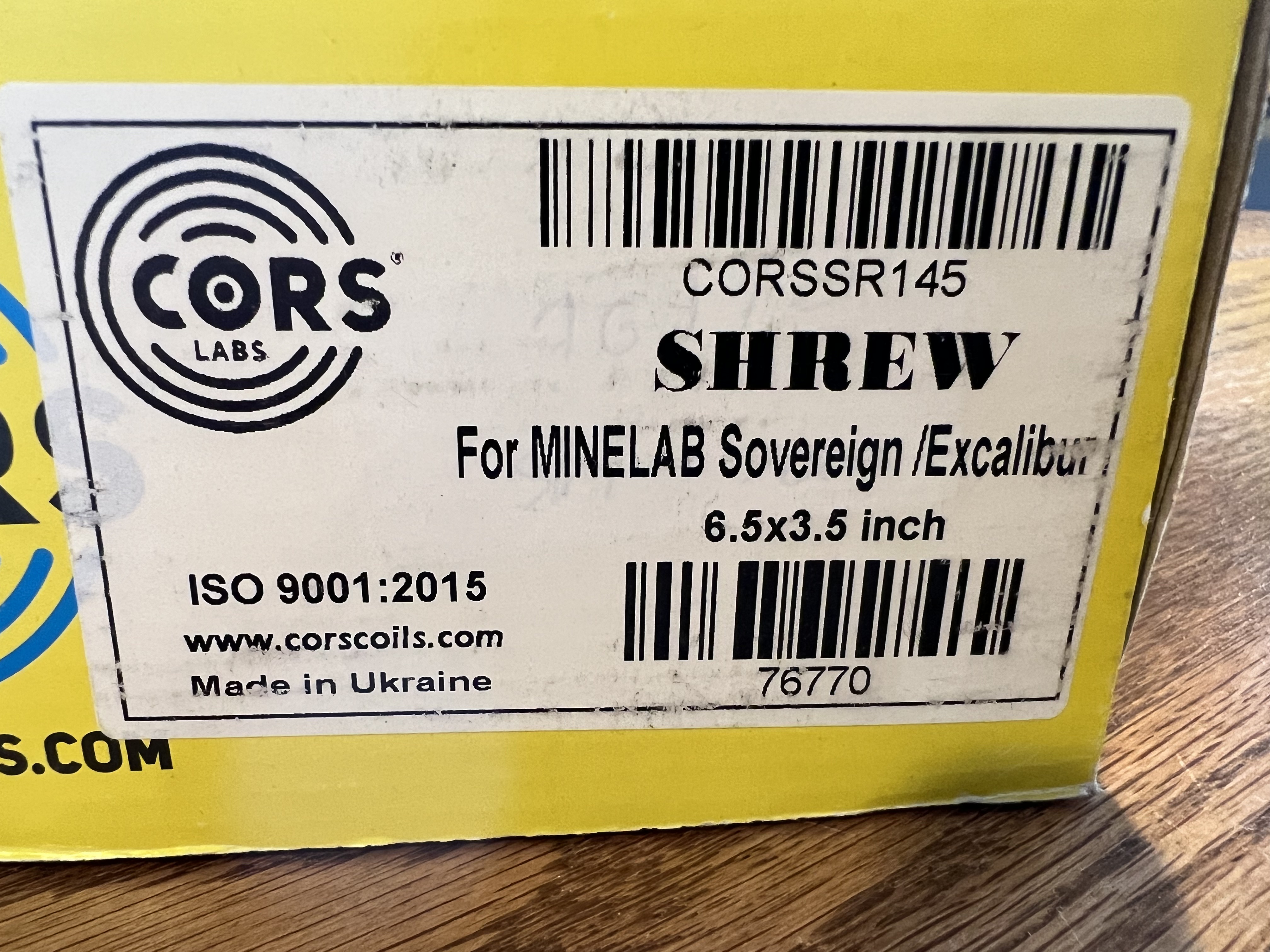 CORS Shrew for Minelab Sovereign and Excalibur