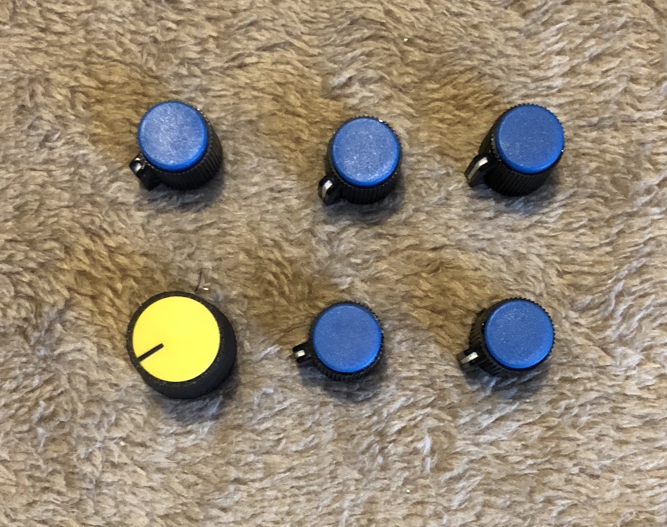 Excalibur Knobs - Aftermarket Style - Small Blue
