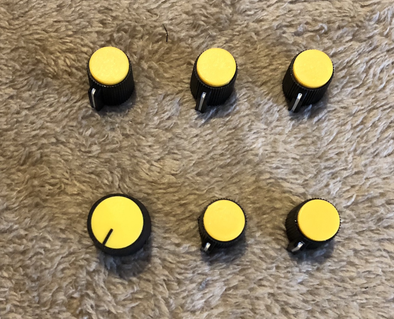 Excalibur Knobs - Aftermarket Style - Small Yellow